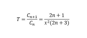 Рекуррентная формула. Множитель T. Член ряда. Первый вариант. Циклы