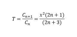 Рекуррентная формула. Множитель T. Член ряда. Десятый вариант. Циклы