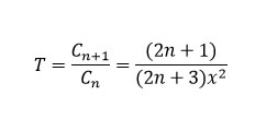 Рекуррентная формула. Множитель T. Член ряда. Одиннадцатый вариант. Циклы