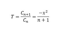 Рекуррентная формула. Множитель T. Член ряда. Тринадцатый вариант. Циклы