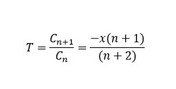 Рекуррентная формула. Множитель T. Член ряда. Четвертый вариант. Циклы